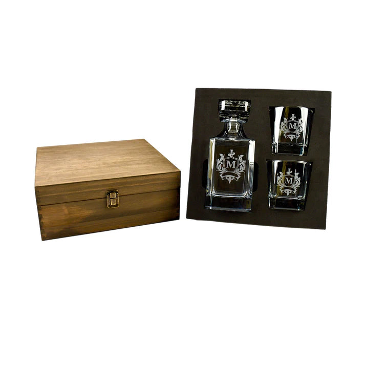 Set de decantador de whisky – 3 pzas.