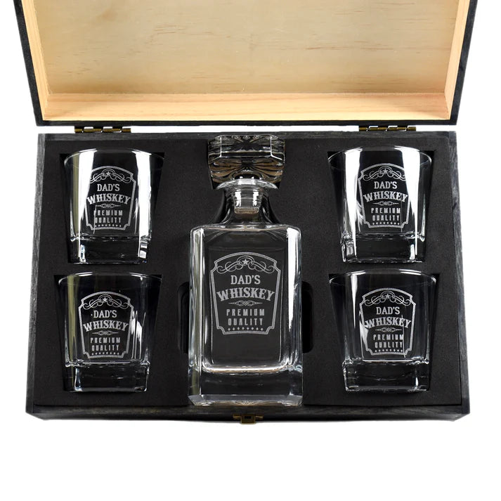 Set de decantador de whisky – 5 pzas.