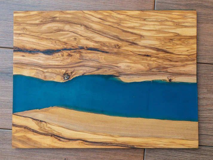 Tabla de cortar de resina de madera de olivo