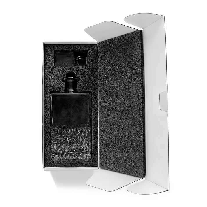 Decantador de whisky rectangular de 750 ml