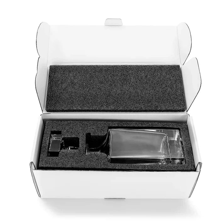 Decantador de whisky cuadrado de 750 ml