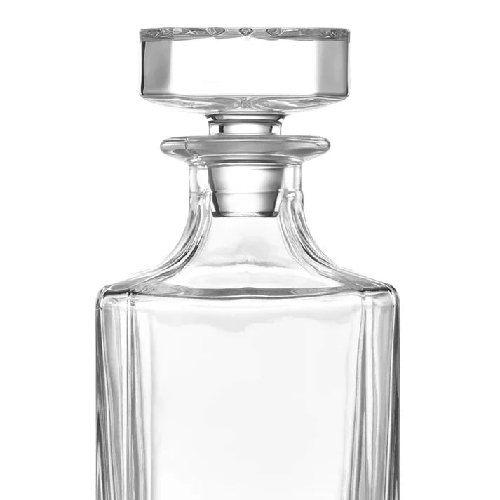 Decantador de whisky cuadrado de 750 ml
