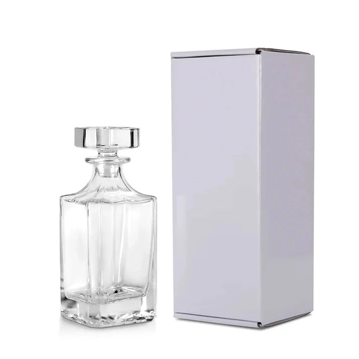 Decantador de whisky cuadrado de 750 ml