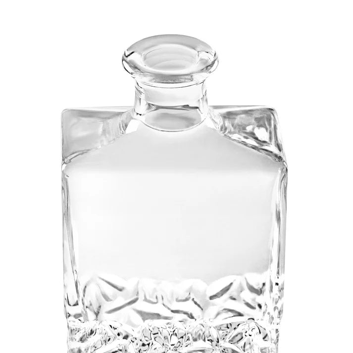 Decantador de whisky rectangular de 750 ml