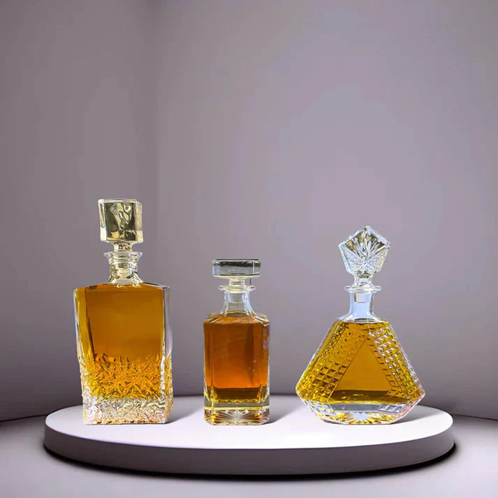Decantador de whisky cuadrado de 750 ml