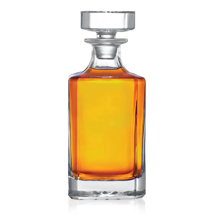 Decantador de whisky cuadrado de 750 ml