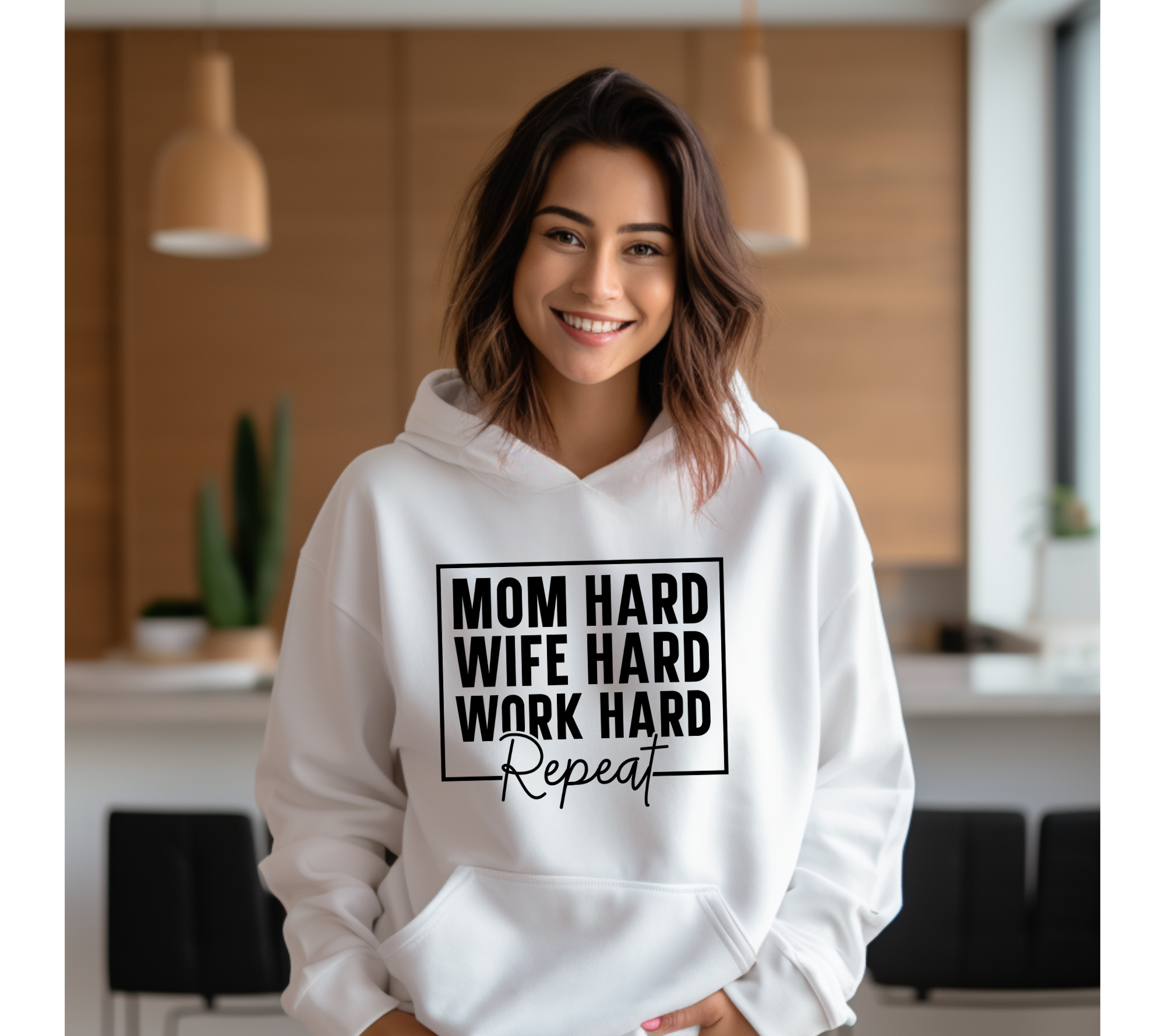 Mom hard. Wife hard. Work hard. Repeat.