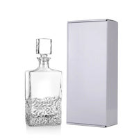 Decantador de whisky rectangular de 750 ml