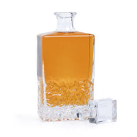 Decantador de whisky rectangular de 750 ml