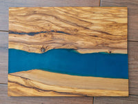 Tabla de cortar de resina de madera de olivo