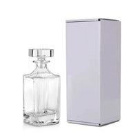 Decantador de whisky cuadrado de 750 ml