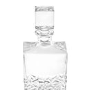 Decantador de whisky rectangular de 750 ml